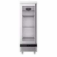Szafa chłodnicza ze stali nierdzewnej PREMIUM - 600 litrów - z 1 szklanymi drzwiami