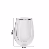 (2) ZWILLING | Sorrento Bar Long Drink Glass Set – 300 ml - double‑walled borosilicate