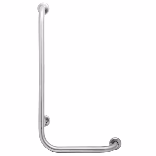 مقبض استنادي - ستانلس ستيل - زاوية قائمة 90° - الطول: 420 mm