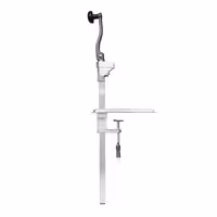 Manual Bench Can Opener - Shaft Length: 480mm - Stainless Steel - Max Can Height: 25cm