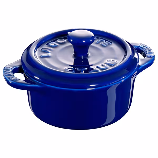 STAUB | CERAMIQUE - Mini Cocotte - Ø 100 mm - okrugla - keramička - tamnoplava