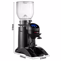 Commercial Coffee Grinder - 2kg - with Dispenser (Doser) - Black