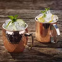 (6 adet) Kahve Kupası MOSCOW MULE - 450ml - Bakır