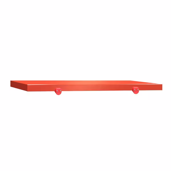 Placă de tăiere pentru masa de lucru – 800 x 700 mm – Conformă cu HACCP – Roșie