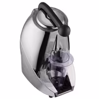 Commercial Electric Citrus Juicer - 570W - 10.31kg - with press arm, dishwasher-safe parts up to 90°C - Silver (Single)