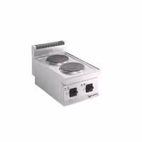 Električni štednjak - Linija 700 - 400x700x430 mm - 4,6 kW - 2 ploče - nadpultni