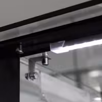 Stół chłodniczy do pizzy ECO – 1500 x 800 mm – z 1 drzwiami i 7 szufladami – z witryną nadstawną chłodniczą LED na 7x GN 1/4
