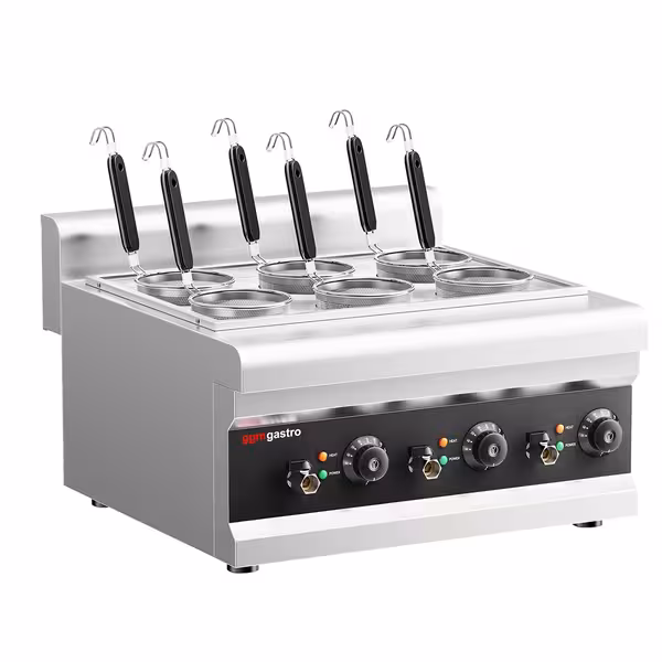 Electric Fierbător de paste profesional - de banc - 3 kW - incl. 6 coșuri