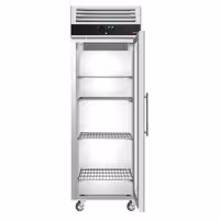 Szafa chłodnicza ECO – stal nierdzewna – 600 L – z 1 drzwiami szklanymi