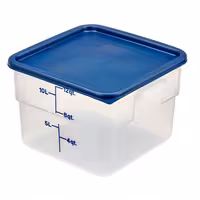 (6 komada) CAMBRO | CAMSQUARES® - Posude - 11,4 litre - Prozirne