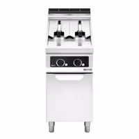 Friggitrice elettrica professionale su mobile - 7+7L - 16kW - controllo elettronico della temperatura - Bflex Digital