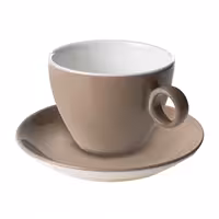 (6 kom) BART COLOUR CAFE - Šalica za cappuccino - 230 ml - Smeđa
