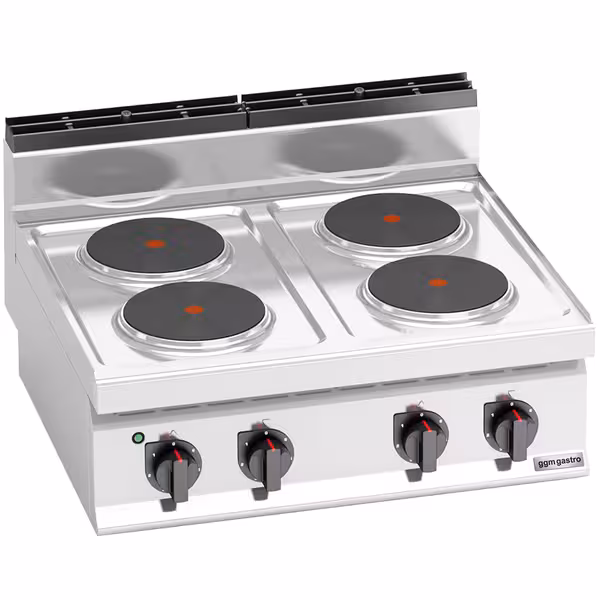 Elektrický sporák - 10,4 kW - 4 plotýnky kulaté