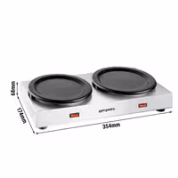 Grijana ploča od nehrđajućeg čelika - 120 W - za 2 termos vrča Ø 174 mm