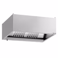 Commercial Wall-Mounted Extractor Hood with Motor – 1200 mm – Controller, Filters & Light