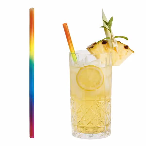 (50 adet) Cam Pipet - 230mm - ø 8mm - düz - Regenbogen - dahil 1 Naylon Temizlik Fırçası