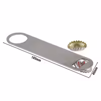 (6 Stück) Kellner Flaschenöffner - Edelstahl - magnetisch