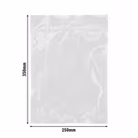 (800 pcs) Vacuum Sealer Bags - Embossed - 250x350mm - Thickness: 75µm - Transparent