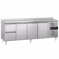 ECO rashladni pult – 2230 x 700 mm – s 3 vrata – 2 ladice – s nadvratnikom