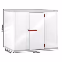 Cameră frigorifică de congelare - 3000x3525 mm - 18,15 m³