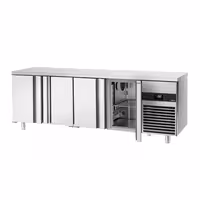 Rashladni pult PREMIUM - 2230x700 mm - 632 l - s 4 vrata - Ventilirano hlađenje