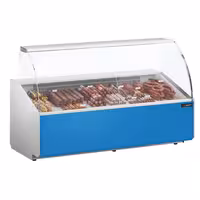 Serve Over Counter - 2506mm - front panel light blue - capacity 512 litres