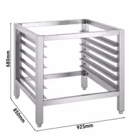 Base Stand - for Commercial Combi Oven - 850x925x680mm - 6x EN 600x400 - Stainless Steel - compatible with BB446N, BB646N, BB1046, BB646N-TP, BB1046N-TP, BB446N-TP, HEB611-46 & HEB1011-46