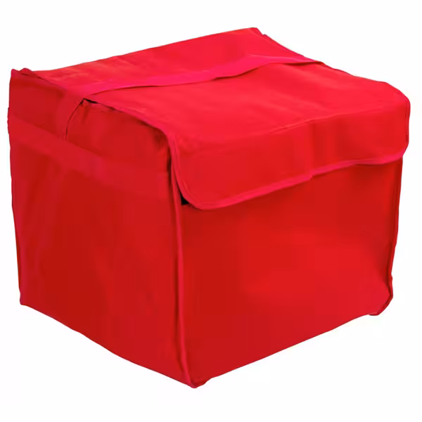 Geantă pentru pizza / geantă termoizolantă – pentru 8 cutii de pizza de 37x37 cm – Roșu