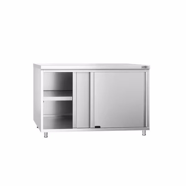 خزانة قاعدية ستانلس ستيل KOPENHAGEN PREMIUM - 1200x800mm - أبواب منزلقة