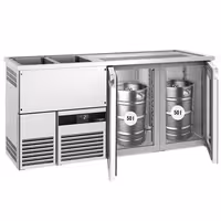 Pivski šank PREMIUM - 1950x700 mm - 2 Staklena vrata