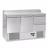 Pripremni rashladni pult ECO - 1368x700 mm - 2 vrata i 2 ladice - za 8x GN 1/6