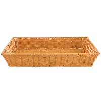 Bread Basket - with Rolltop Cover - square