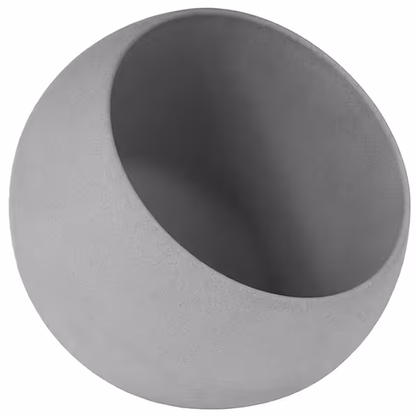Kase - MOON - Melamin - 0,8L - köşeli - 2 parçalı set - 190x190mm - Derinlik:175mm - Gri