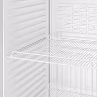 (2 Stück) Getränkekühlschrank - 690 Liter - rahmenloses Design - mit 2 Glastüren & Werbedisplay