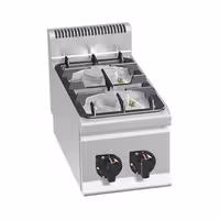 Fogón a gas de sobremesa - 9,5kW - 2 fuegos