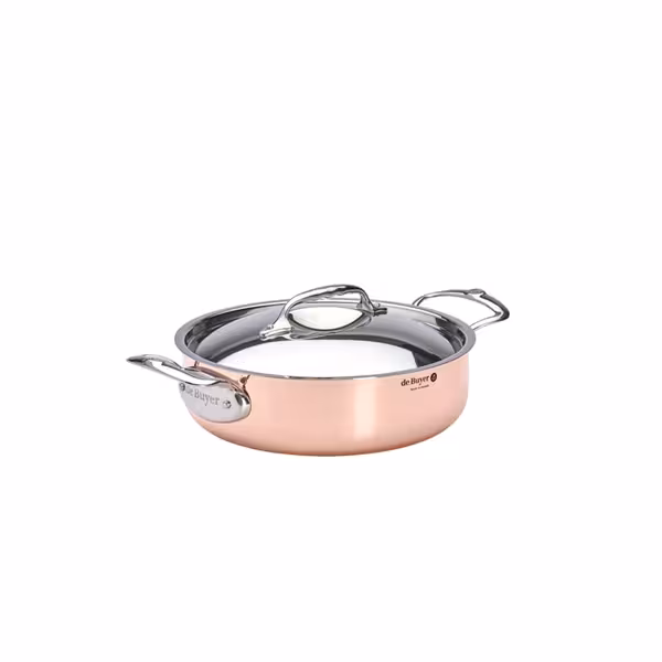 DE BUYER | PRIMA MATERA - low roasting pan / casserole - Ø 240mm