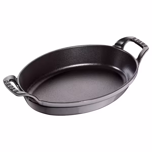 STAUB | SPECIALITIES - Posuda za pečenje - Ovalna - 240 mm - Lijevano željezo - Grafit siva boja