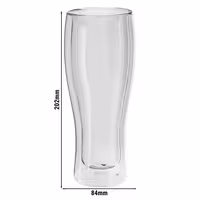 (2) ZWILLING | Sorrento Bar Beer Glass Set – 410 ml - double‑walled borosilicate