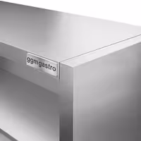 RVS wandkast ECO - 1200x400x650mm - open