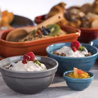 (6 adet) Ramekin (Sos Kasesi) - EMMA - Melamin - 60ml - yuvarlak - Ø75mm - Gri