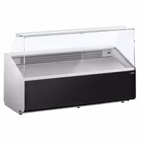 Chladicí pult - 2500 mm - přední panel černý