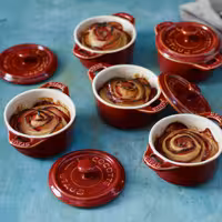 STAUB | CERAMIQUE - Mini Cocotte - Ø 100mm - rund - keramik - antik koppar