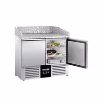Pizzakylbänk PREMIUM - 2300x700 mm - 5 dörrar