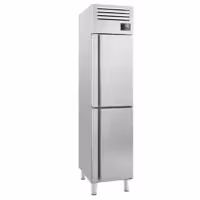 Szafa mroźnicza Premium PLUS – stal nierdzewna – GN 1/1 – 325 L – z 2 półdrzwiami