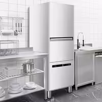Profesionalna perilica za crno suđe s dvostrukim stijenkama - Dodirno - 16,70 kW - s dozirnom pumpom deterdženta i dozirnom pumpom sredstva za ispiranje