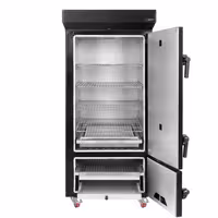 Wood-fired smoker oven with cooking and smoking function – 70 kg – incl. 4 racks