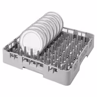 CAMBRO | CAMRACK® - Košara za pranje tanjura 1/1 - 9x9 odjeljaka - 500x500 mm - Siva boja