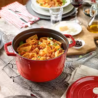 STAUB | LA COCOTTE - Cocotte - Ø 240 mm - Lijevano željezo - Crvena boja trešnje