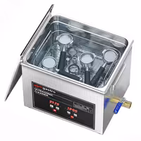 Ultrazvučni čistač – 10 litara – 240 W ultrazvučne snage – s odvodnim ventilom