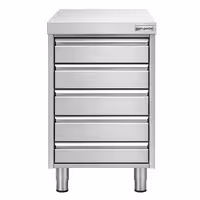 Ormarić s pet ladica za kuglice tijesta – 500 x 700 mm